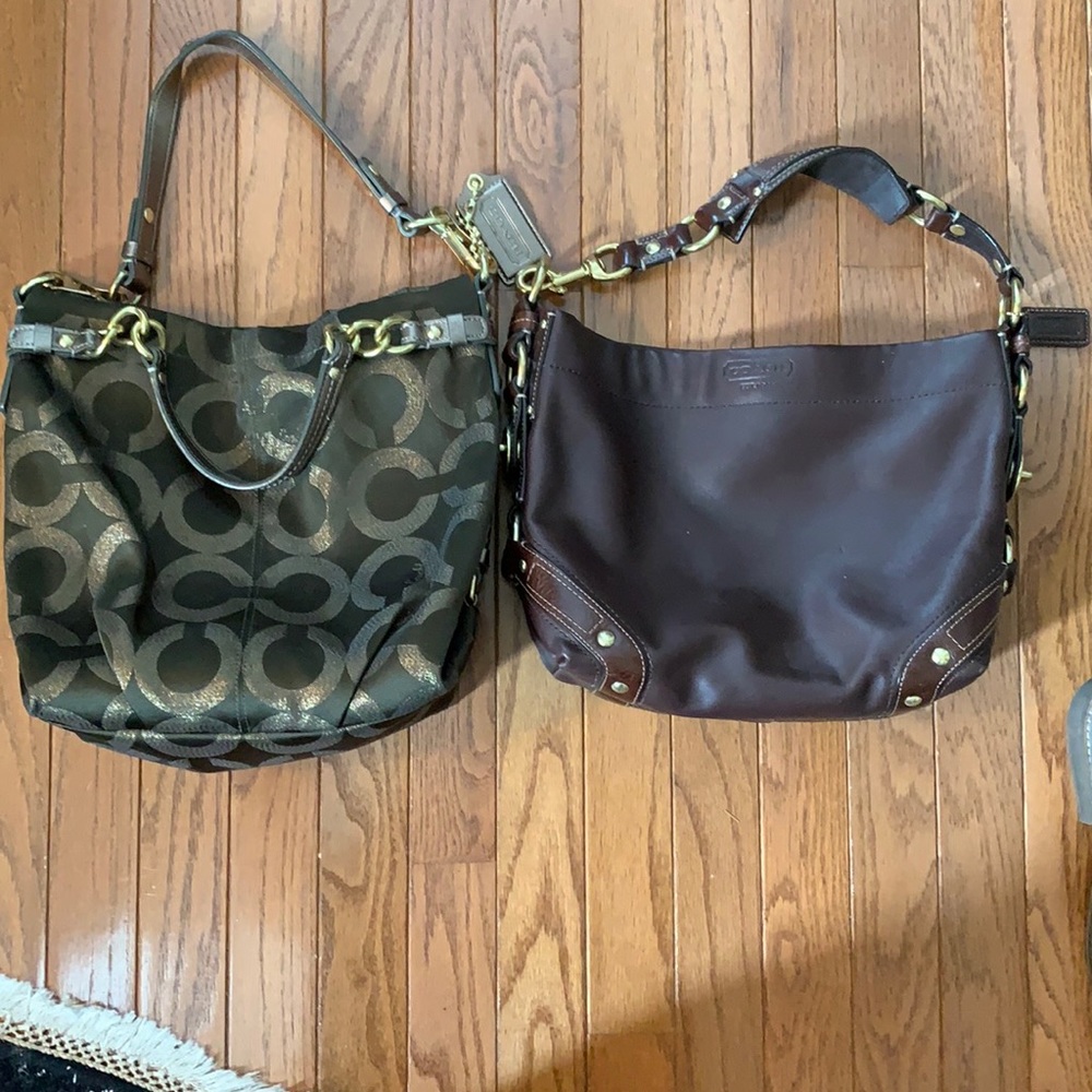 Coach purses PAIR
